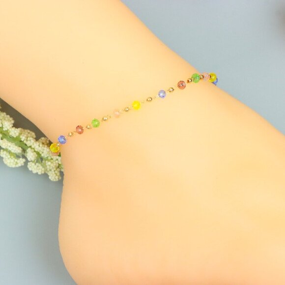 "Handmade Anklet – A Stylish Choice for Women, Thoughtful Gift Idea, EVCH1499 - Picture 7 of 10